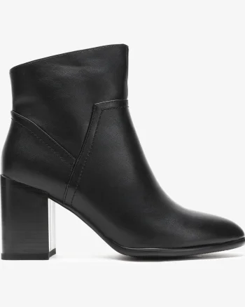 Botine dama din Piele Ecologica CRL0663 Negru