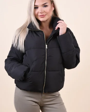 Geaca dama neagra scurta Sarkas