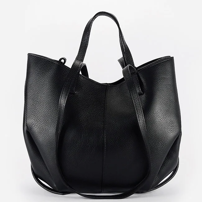 Geanta neagra din piele naturala 1799 128