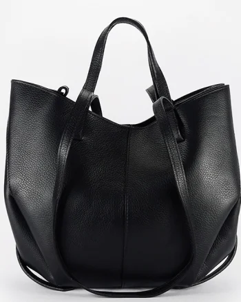 Geanta neagra din piele naturala 1799 128