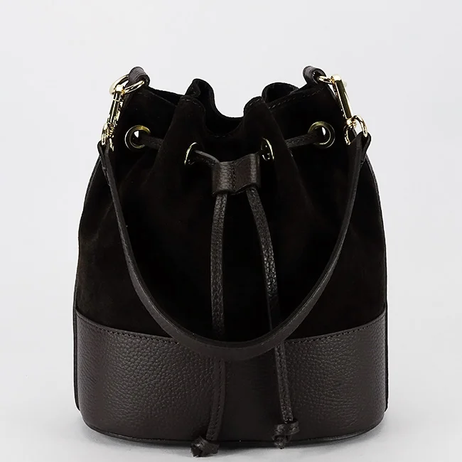 Geanta cafenie tip sac din piele naturala 1313 M9