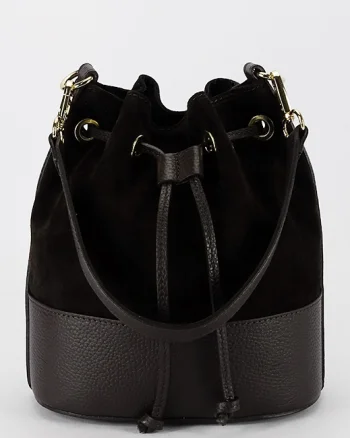 Geanta cafenie tip sac din piele naturala 1313 M9