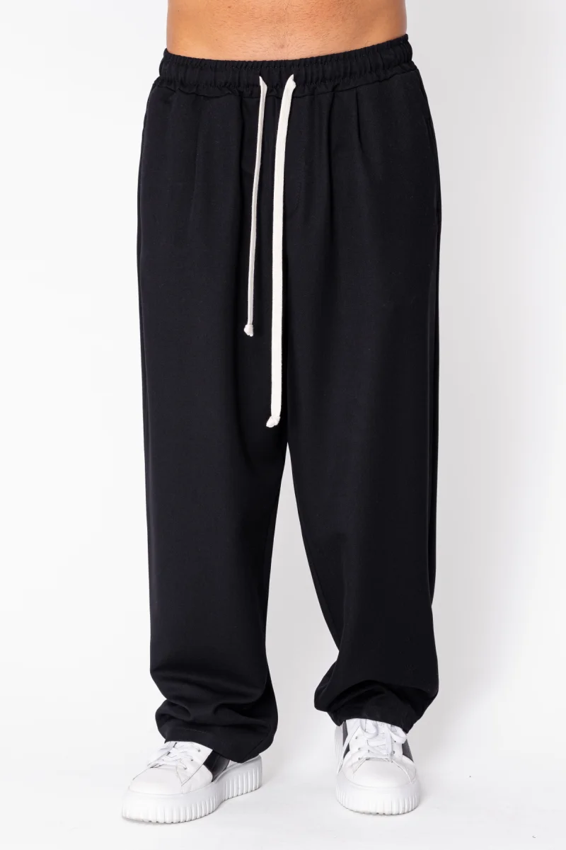 Pantaloni lungi Oversized Black