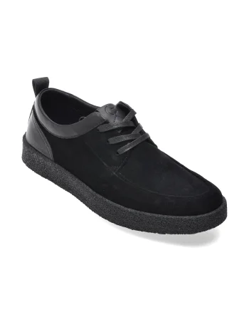 Pantofi EPICA negre, 1557, din piele intoarsa