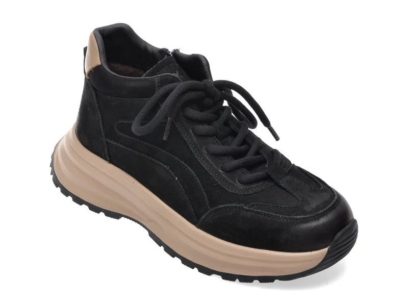 Ghete GRYXX negre, 88025, din nabuc