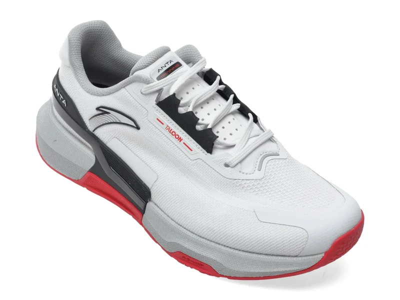 Pantofi sport ANTA albi, 2637788, din material textil