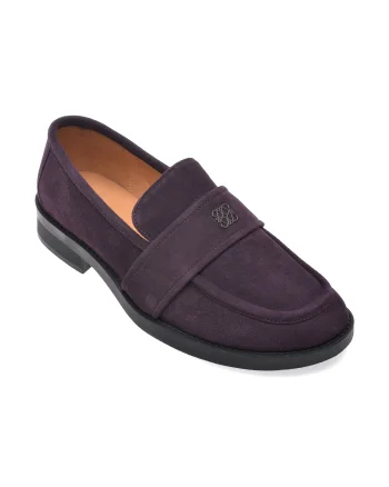 Mocasini EPICA mov, V1721G1, din piele intoarsa