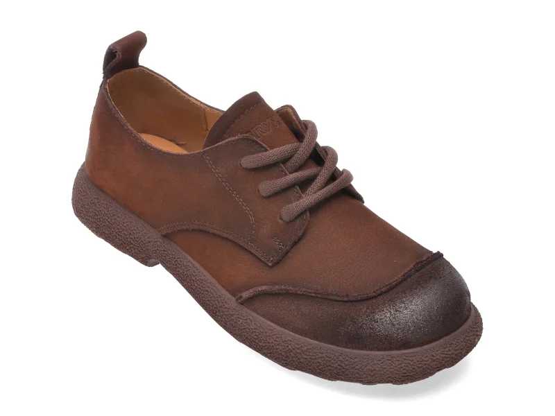 Pantofi GRYXX maro, C3401, din piele naturala