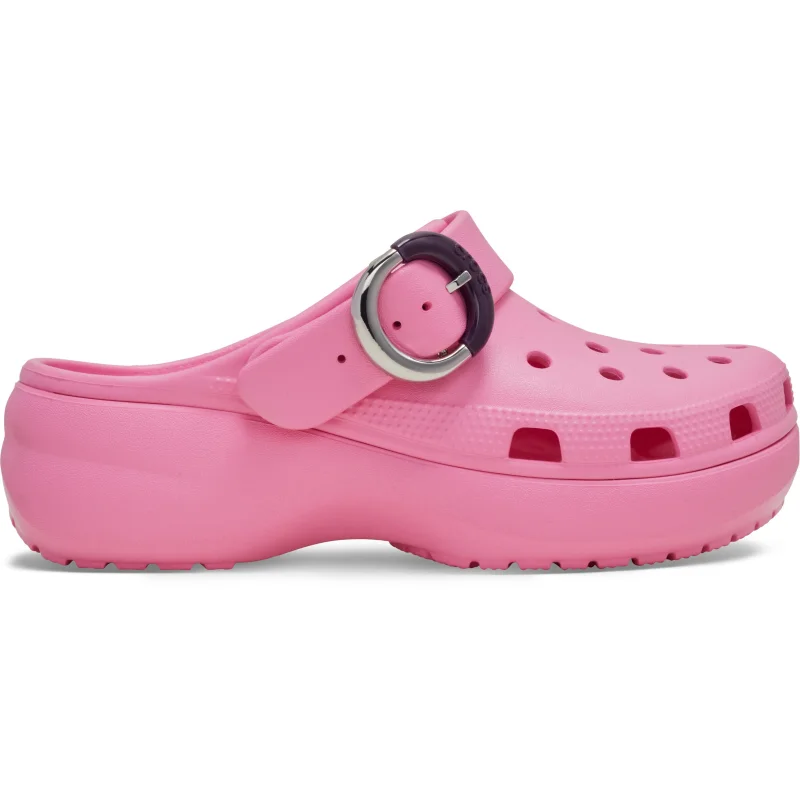 Saboti Crocs Classic Platform Dipped Buckle Clog Roz - Pink Lemonade