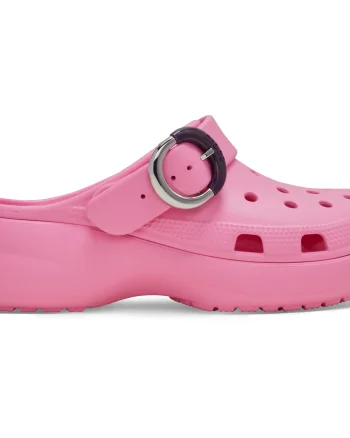 Saboti Crocs Classic Platform Dipped Buckle Clog Roz - Pink Lemonade