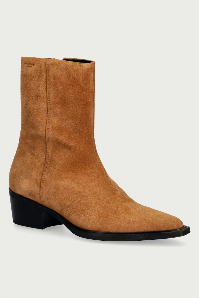 Vagabond Shoemakers  botine pentru femei din piele întoarsă KELSEY