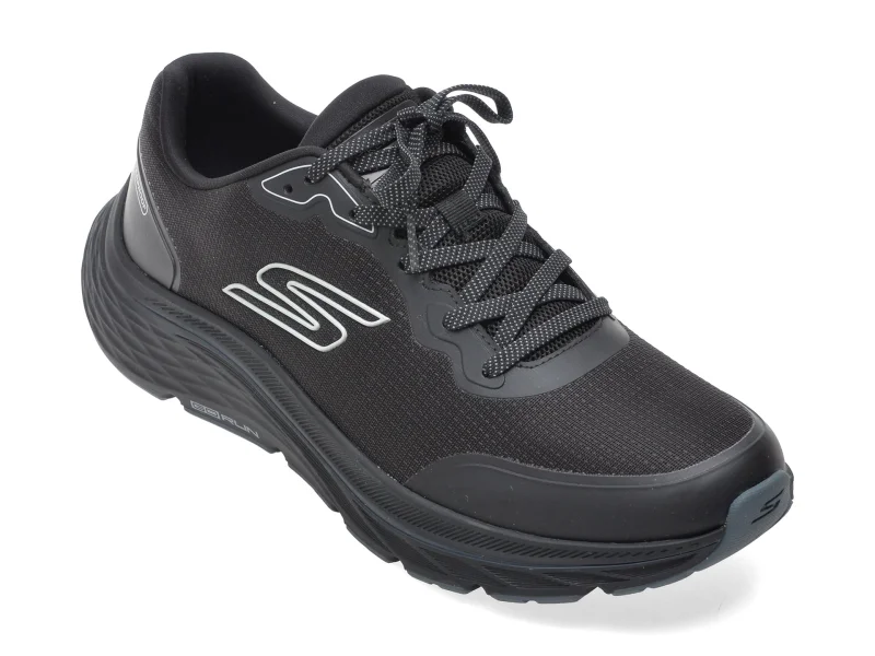 Pantofi sport SKECHERS negri, GO RUN CONSISTENT 3, din material textil