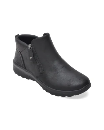 Ghete SKECHERS negre, LOVELY VIBE, din material textil