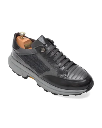 Pantofi sport LE COLONEL negri, 77701, din piele naturala