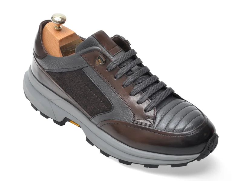 Pantofi sport LE COLONEL maro, 77701, din piele naturala