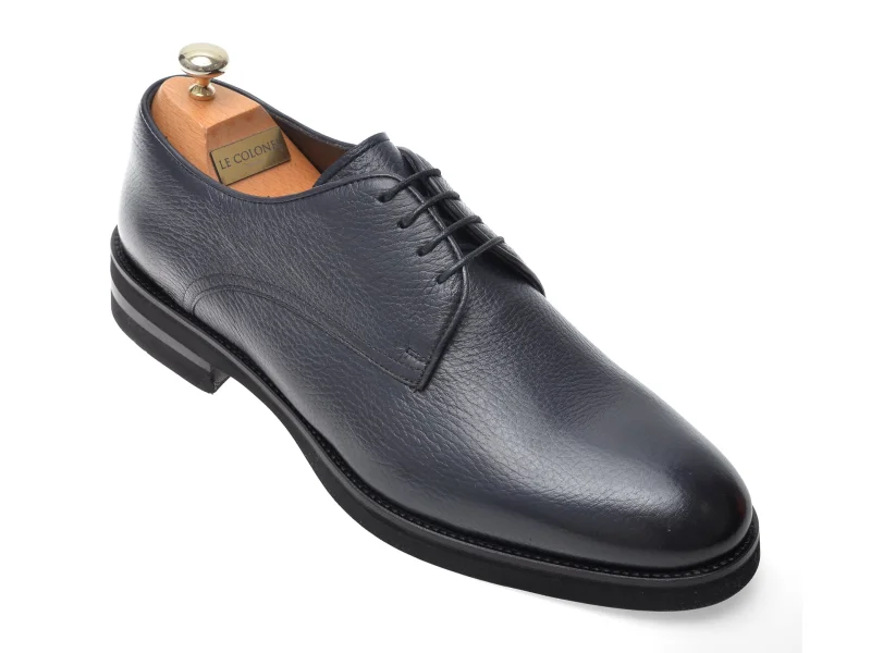 Pantofi eleganti LE COLONEL bleumarin, 76701XL, din piele naturala