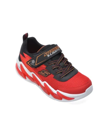 Pantofi sport SKECHERS rosii, LIGHT-SURGE, din material textil