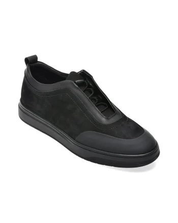 Pantofi sport GRYXX negri, BF172, din piele naturala