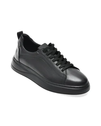 Pantofi sport GRYXX negri, HRZ1995, din piele naturala