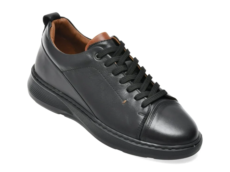 Pantofi sport GRYXX negri, HRZ308, din piele naturala