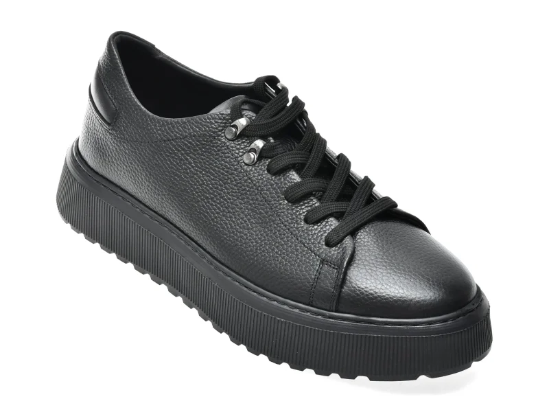 Pantofi sport GRYXX negri, HRZ505, din piele naturala