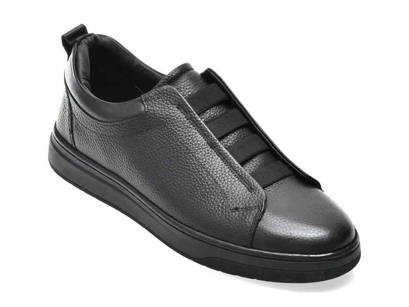 Pantofi sport GRYXX negri, HRZ610, din piele naturala