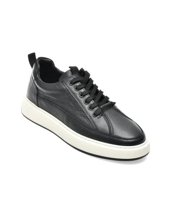 Pantofi sport GRYXX negri, LST024, din piele naturala