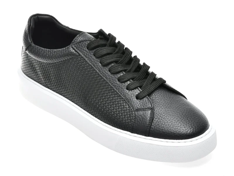 Pantofi sport GRYXX negri, LST110, din piele naturala
