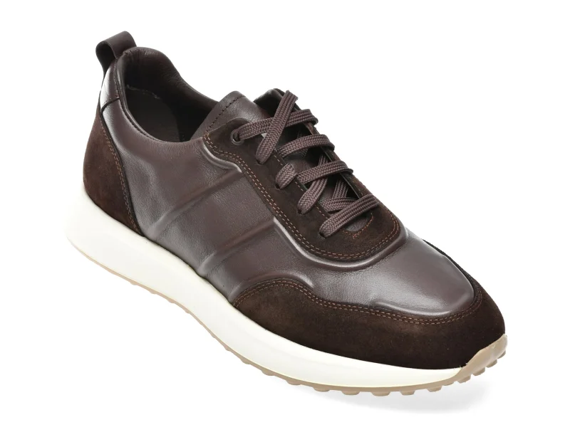 Pantofi sport GRYXX maro, BF579, din piele naturala
