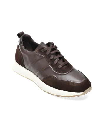 Pantofi sport GRYXX maro, BF579, din piele naturala