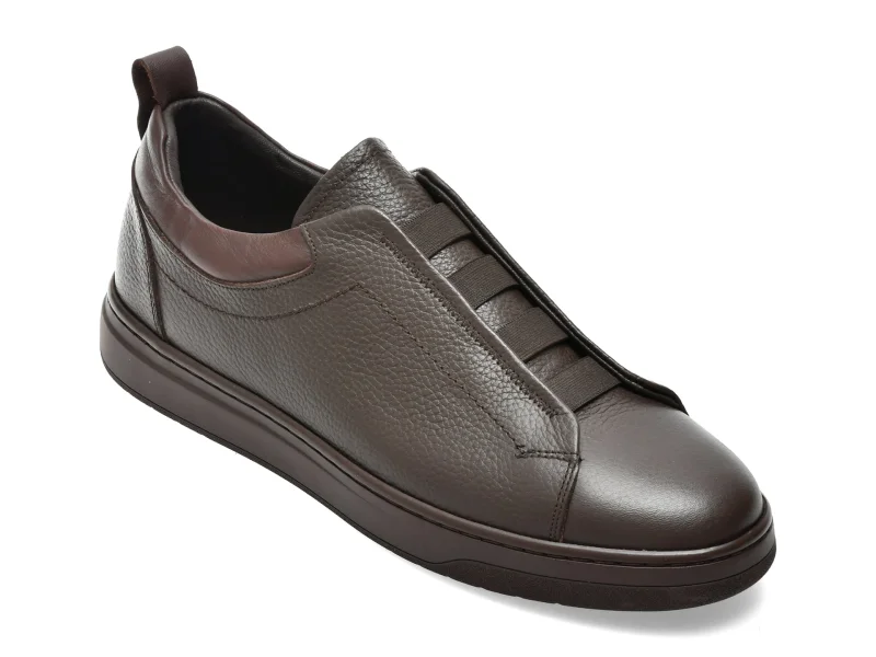 Pantofi sport GRYXX maro, HRZ610, din piele naturala