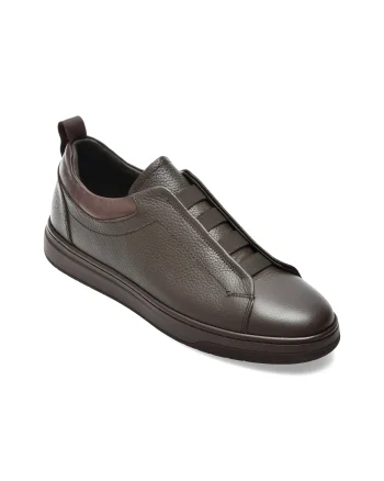 Pantofi sport GRYXX maro, HRZ610, din piele naturala