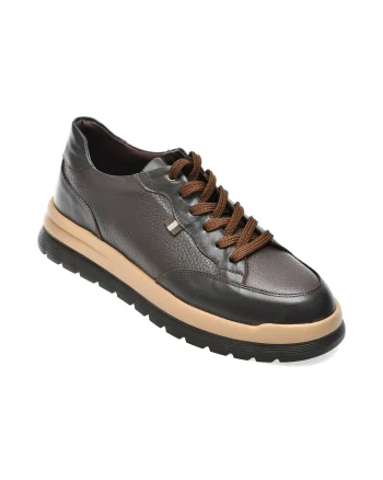Pantofi sport GRYXX maro, TRL01, din piele naturala