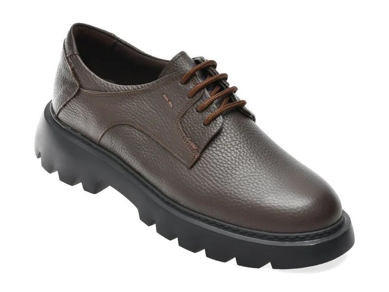 Pantofi eleganti GRYXX maro, TRL04, din piele naturala