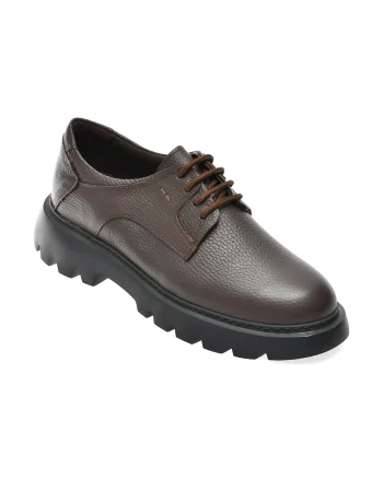 Pantofi eleganti GRYXX maro, TRL04, din piele naturala