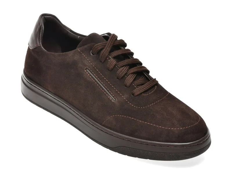 Pantofi sport GRYXX maro, BF640, din piele intoarsa