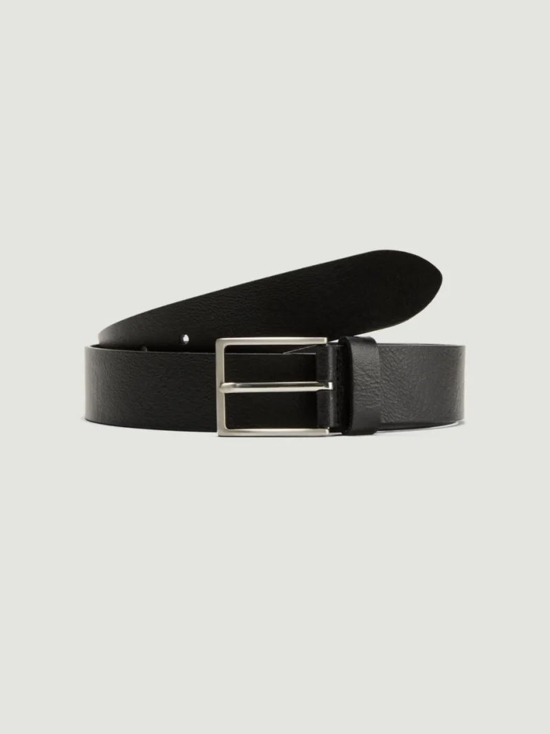 s.Oliver Curea barbati din piele naturala, catarama cu stift, Negru (SELECTATI MARIMEA: 100 cm)
