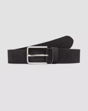 s.Oliver Curea barbati din piele intoarsa, catarama clasica cu stift, Negru (SELECTATI MARIMEA: 85 cm)