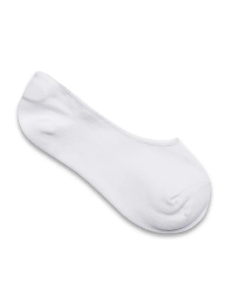 Jack & Jones Set 3 perechi de sosete scurte, barbati, din amestec de bumbac, JACBASIC, Alb (SELECTATI MARIMEA: Universala)