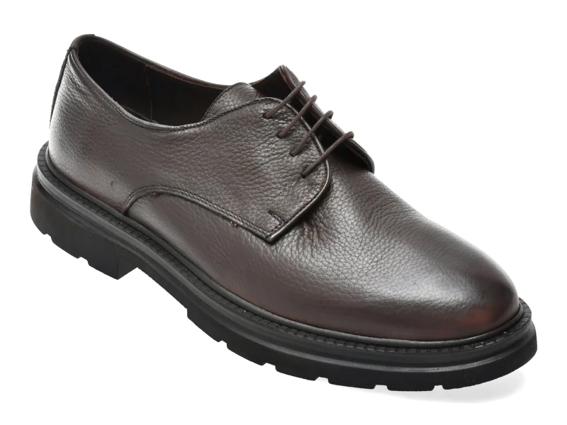 Pantofi eleganti BITE THE BULLET maro, FH411, din piele naturala