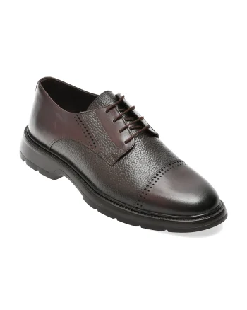 Pantofi eleganti OTTER maro, RG02, din piele naturala