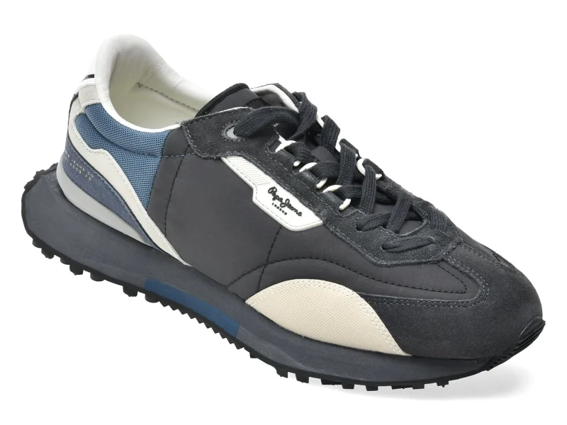 Pantofi sport PEPE JEANS gri, MS60033, din material textil