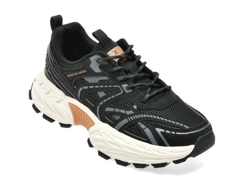 Pantofi sport GRYXX negri, 153206, din material textil