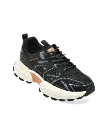 Pantofi sport GRYXX negri, 153206, din material textil