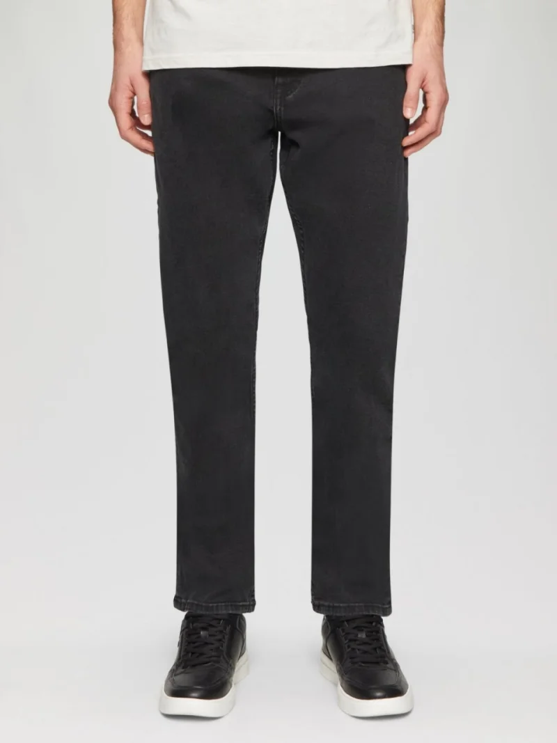 Blugi barbati Rick, croiala Slim Fit, talie medie, Negru (SELECTATI MARIMEA: 30, SELECTATI LUNGIMEA: 32)