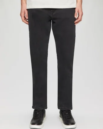 Blugi barbati Rick, croiala Slim Fit, talie medie, Negru (SELECTATI MARIMEA: 30, SELECTATI LUNGIMEA: 32)