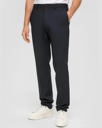 s.Oliver BLACK LABEL Pantaloni costum barbati cu croiala Regular Fit, Bleumarin (SELECTATI MARIMEA: 46)