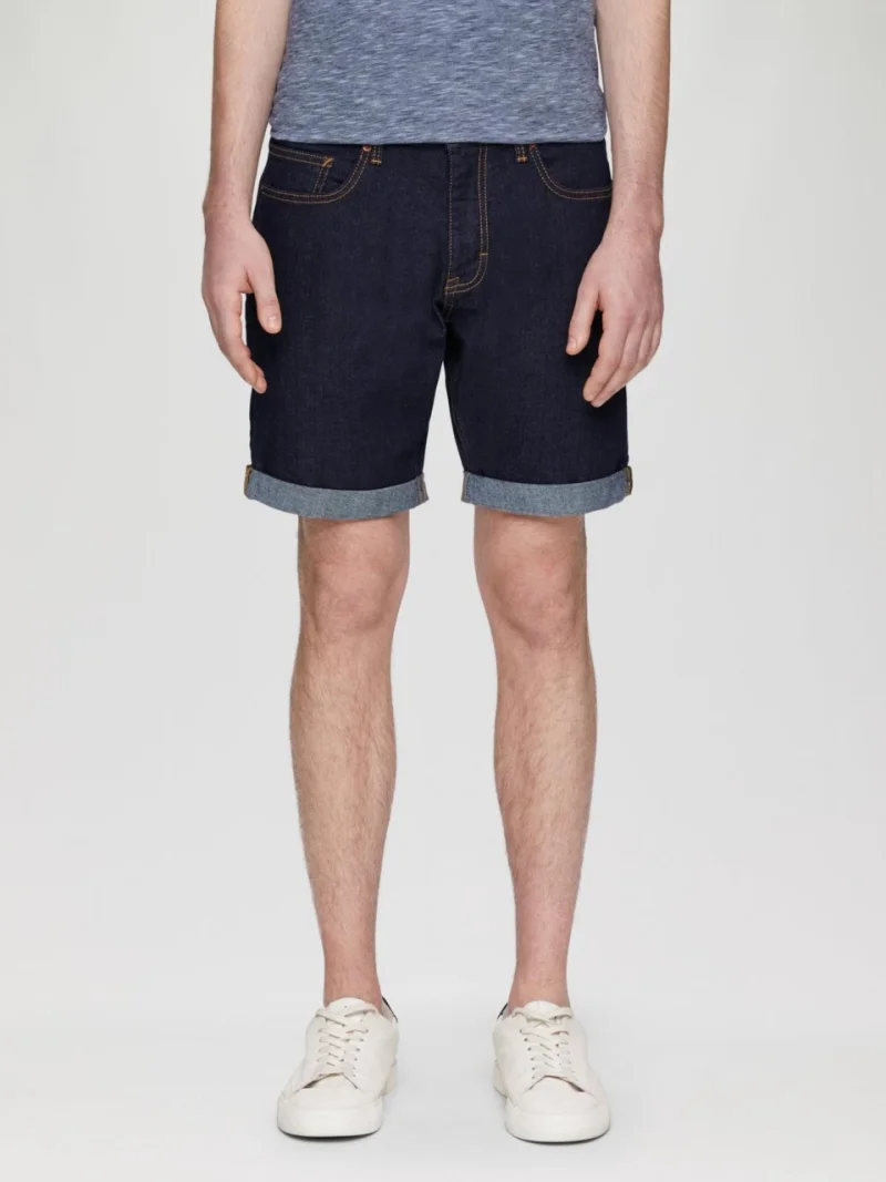Q/S by s.Oliver Pantaloni scurti de blug barbati, John cu talie medie si croiala Regular Fit, Indigo (SELECTATI MARIMEA: 29)
