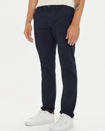s.Oliver Pantaloni chino, Austin, barbati, cu talie medie si croiala Slim Fit, Bleumarin inchis (SELECTATI MARIMEA: 29, SELECTATI LUNGIMEA: 32)