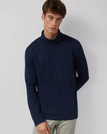 s.Oliver Bluza barbati, cu guler si croiala Regular Fit, Bleumarin inchis (SELECTATI MARIMEA: M)
